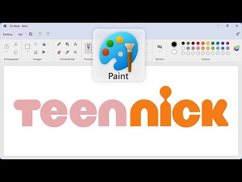 How to draw Teen Nick LOGO in MS Paint 2022🎨