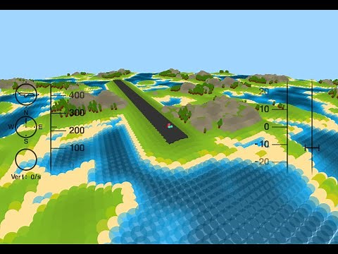 Scratch Flight Simulator Update [ HUD, crashes, aerodynamics ]