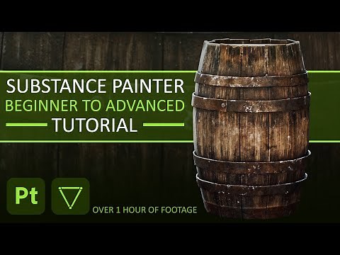 Substance Painter Tutorial - Beginner To Advanced