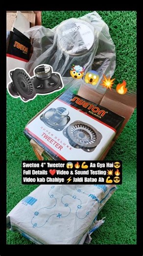 Sweton 4 Inch Tweeter Unboxing & Sound Testing 😱🔥 Full Details | Best HF Tweeter💥💯😍