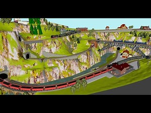 Fleischmann Spur N Messeanlage 2018 DE LUXE Version (200 * 100 cm)