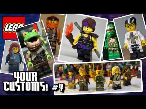 Reviewing YOUR Custom LEGO Ninjago Minifigures! (Part 4)