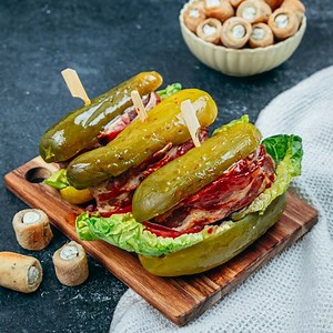 Cheese & Steak Stuffed Pickles and other Chefclub US recipes original