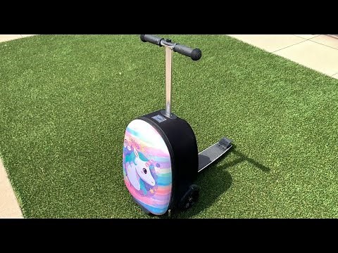 TRAVEL MUST-HAVE FOR KIDS! | RIDE-ON SUITCASE SCOOTER | FULL DEMO & REVIEW