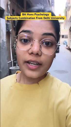 BA Psychology Honours Best Subject Combination! #shorts #cuet2025 #cuethubx