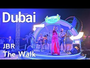 Dubai [4K] Amazing JBR, The Walk Walking Tour 🇦🇪
