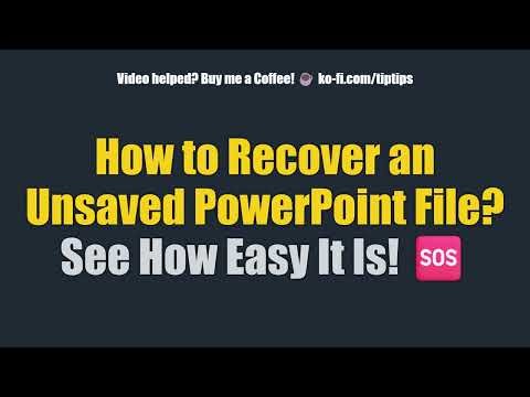 How to Recover an Unsaved PowerPoint File? See How Easy It Is! 🆘