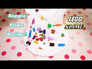 How to Make Slime by Basic Slime Recipe Tutorial | LEGO Slime