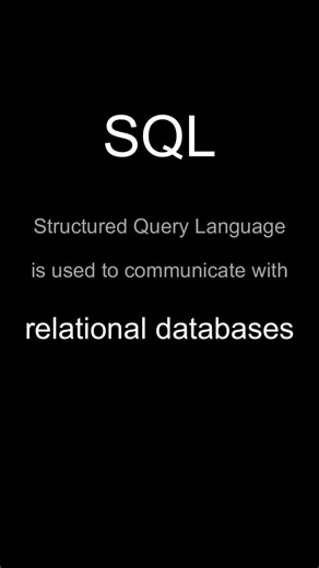 what is SQL #database