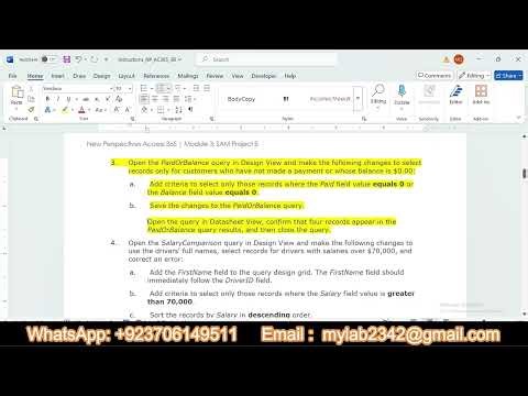 SAM Project B Access Module 03 | Reliable Delivery | NP_AC365_3B