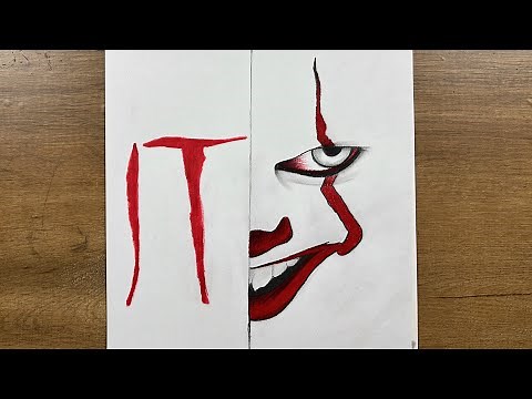 Pennywise Drawing Tutorial | How to Draw IT Clown