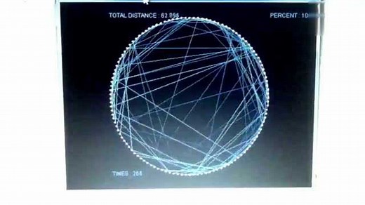 遗传算法：120个城市的TSP问题，50秒找到全局最优解
