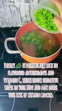 🌿 how to prepare parsley tea to prevent kidney disease and other diseases.