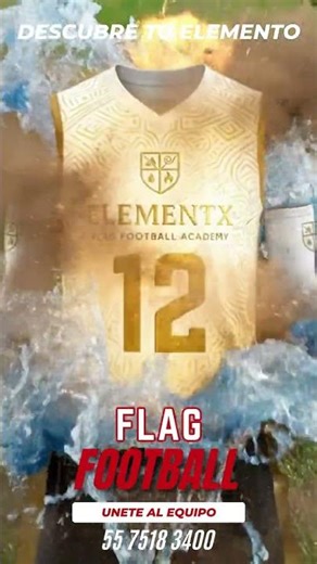 Tierra, Agua, Fuego... Descubre tu Elemento con ELEMENTX 🏈