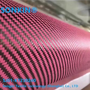 [Hot Item] 3K Kevlar Carbon Fireproof Woven Fabric Heat & Cut Resistant Textile Industrial Safety Bulletproof Material 240GSM for Bag, Backpack, Auto Parts, Motorcycle