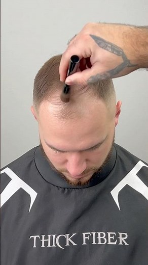 THICK FIBER Root touch up powder for Thin hair & Bald spots #roottouchup