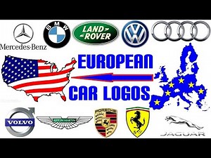 Drawing the Top 10 European Car Brands in the USA - Logos Drawn by Simple Easy Art