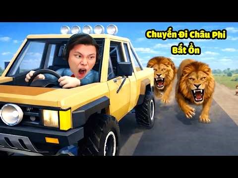 [ROBLOX] JayGray Chuyến Đi Châu Phi Bất Ổn Siêu Hài🥩🤪Thử Thách Sinh Tồn Trên Xe Săn Sư Tử Hoang Dã