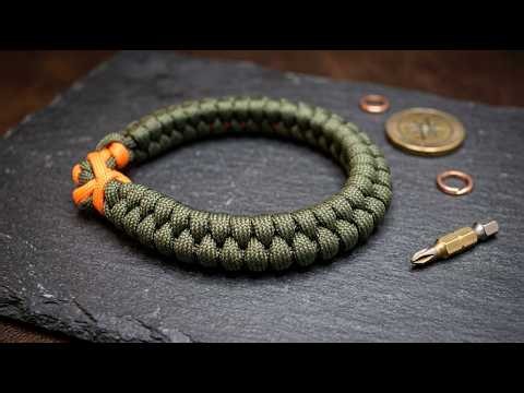 A very easy and unique paracord bracelet—the "jingle bell" knot