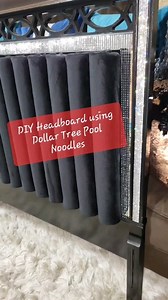 24K views · 252 reactions | DIY Pool Noodle Headboard on this...