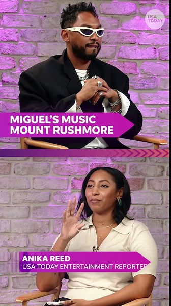 Miguel reveals his personal music Mount Rushmore from Miles Davis to Marc Anthony