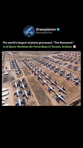 The World’s Biggest Aircraft Graveyard 😲 #shorts #youtubeshorts