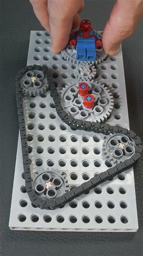 Chain Gear Train - Lego Technic #lego #legotechnic