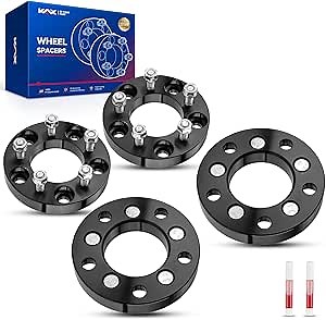 KAX 5x5to 5x4.5 Wheel Adapters,1 inch 5 Lug Centric Wheel Adapters (Changes Bolt Pattern) fit for Wrangler, Grand Cherokee, Journey, Commander, Astro, with M12x1.5 Studs 82.5mm Hub Bore,4pcs