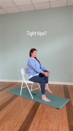Hollie - Chair Yoga | Adaptive Yoga on Instagram: "Your body, your rules.💛 Using a chair or block isn’t “cheating”, it’s giving your joints the support they need. Adjust the pose to fit your body and honor where you are today. Move safely and feel better🫶🏻 Follow to learn more about accessible yoga 🫶🏻 #gentleyogaflow #autoimmunehealing #adaptivefitness #modifiedyoga"