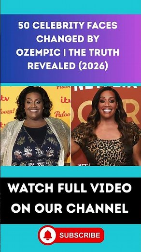 50 Celebrity Faces Changed by Ozempic The Truth Revealed (2026) 1