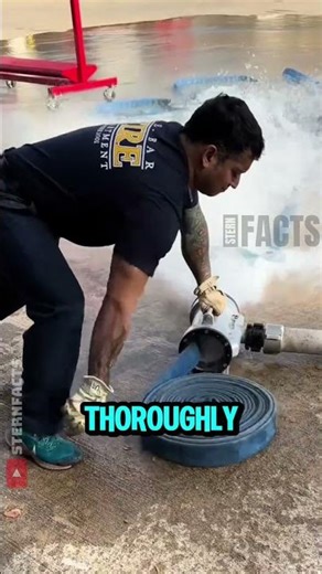 Why Firefighters Clean Their Gear After Every Mission 🚒🔥