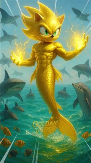 Sonic’s Most Powerful Transformation Ever…Under the Sea Shadow, Silver & Knuckles 🌊⚡ #shorts #sonic