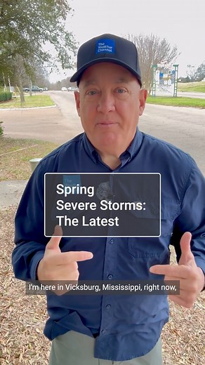 A dangerous day of severe weather is underway. Storm Tracker Charles Peek reports from Vicksburg, Mississippi. Follow alerts on The Weather Channel and our streaming app: www.streamtwc.com | The Weather Channel