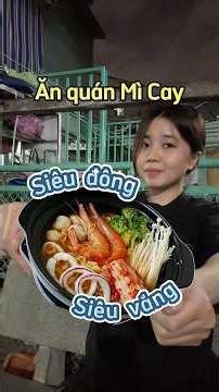 Super Crowded and Super Empty Spicy Noodle Shop #vlog #food #mukbang