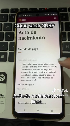 Cómo sacar acta de nacimiento en línea fácilmente