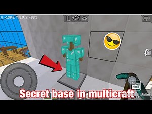 How to make a secret underground base in Multicraft *new version*