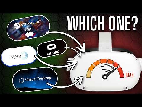 Quest PCVR Comparison: Air Link vs Steam Link vs Virtual Desktop vs ALVR