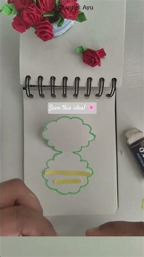 The Most Satisfying Journal Decor Idea Ever 💗✨ #journal #decor #diy #idea #love #theme #shorts