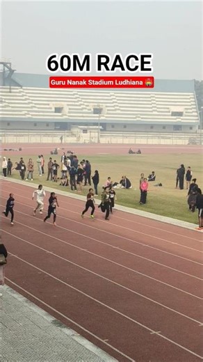 60M RACE 🚀 Guru Nanak Stadium Ludhiana 🏟️ #shorts #trendingshorts #trending #punjab #punjabi