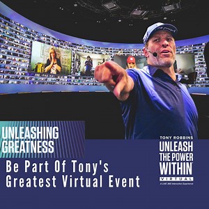 The biggest virtual event by Tony Robbins is now coming to you in a whole new 360 Interactive Experience! Unleash The Power Within Virtual is happening LIVE in your living room this October 22nd-26th. It's time you & your family achieve the next level of success in your lives with this unprecedented opportunity! Claim your spot to have Tony Robbins in your home NOW. Tickets are selling fast, secure your spot before it's too late. | Success Resources