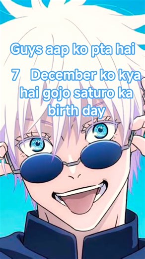 happy birthday gojo saturo