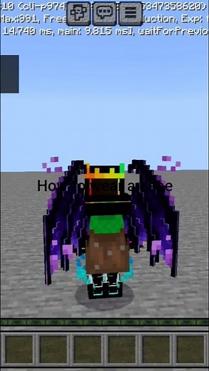 how to wear a cape in Minecraft #gameplay