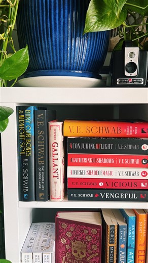 photo • brand design • social content on Instagram: "this is my formal pitch for you to read VE Schwab in 2026. ✨ • The Invisible Life of Addie Larue: stand alone, deals with old gods gone wrong, spans centuries, great emotional pay off, perfect for people who typically wouldn’t read fantasy. • A Darker Shade of Magic series: 3 book series, innovative magic system, memorable characters, centers around London(s), girl pirate 🫢 • Vicious: trilogy in progress, similar tone to the show Arrow, main
