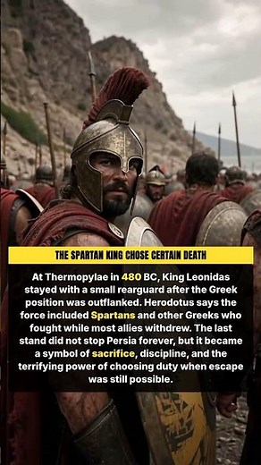 Leonidas at Thermopylae: The Spartan King Who Chose Certain Death