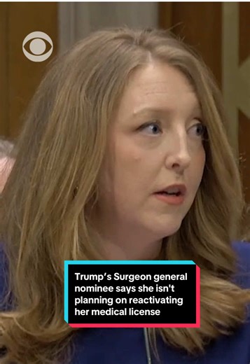 Dr. Casey Means on Medical License Status During Confirmation