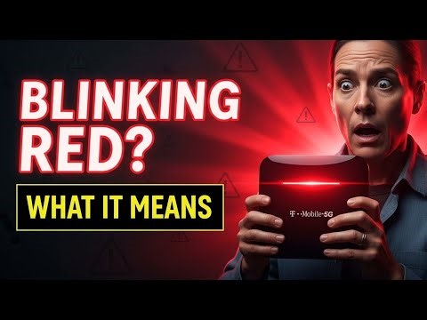 T-Mobile 5G Gateway Blinking Red? Meaning & Easy Fixes