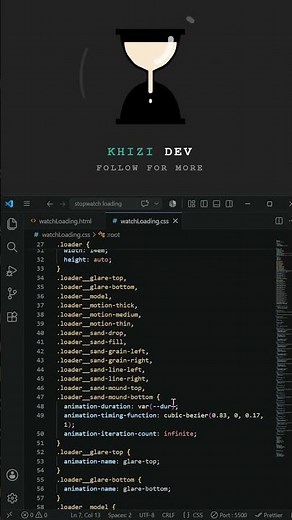 Modern Hourglass Animation Using SVG & CSS