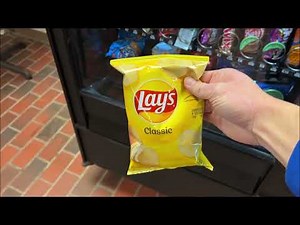 Buying a Bag of Lays Potato Chips from a Vending Machine