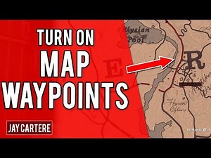 Red Dead Redemption 2 PS4 Tutorial - HOW TO TURN ON GPS ROUTE / MAP MARKER / WAYPOINT