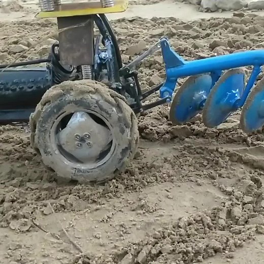 Mini Tractor and Disc Plow #video #fashion #freefire #tractor